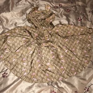 Children’s Gucci Logo Printed rain cape